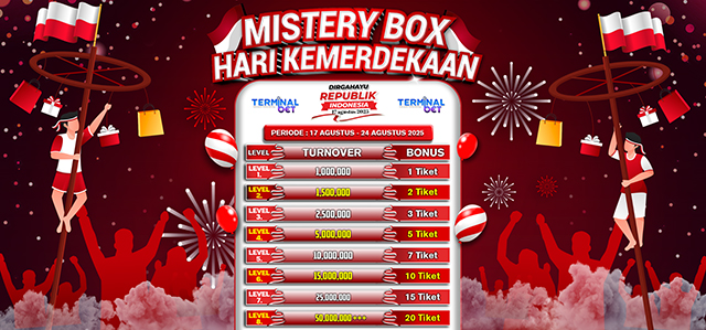 PROMO MISTERY BOX 17 AGUSTUS HARI KEMERDEKAAN!