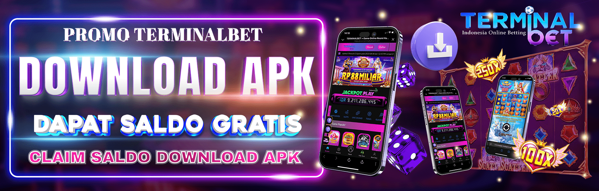 BONUS DOWNLOAD APK TERMINALBET